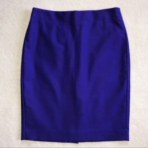 Vivid Purple J. Crew No. 2 Pencil Skirt Size 4